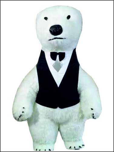 Πολική αρκούδα με γιλέκο image