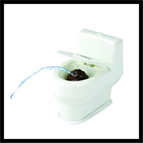 Κάθισμα τουαλέτας που πετάει νερό image