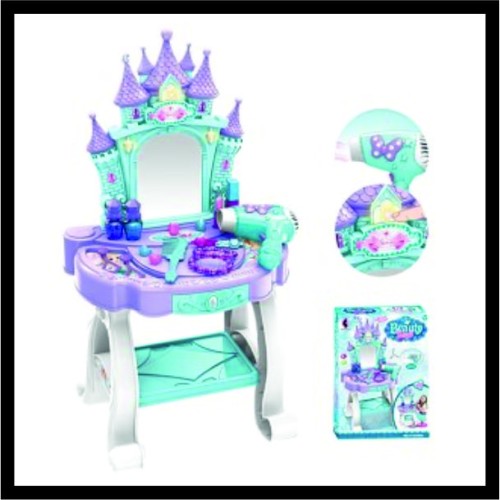 Τουαλέτα κάστρο μπαταρίας μικρή με φως & μουσική 33x45cm image