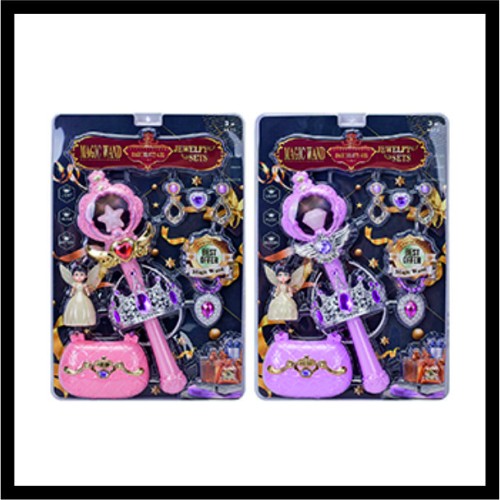 Κοσμήματα και μαγικό ραβδί μπαταρίας & κορόνα  image