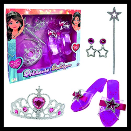 Σετ ομορφιάς princess με κορώνα κουτί  image