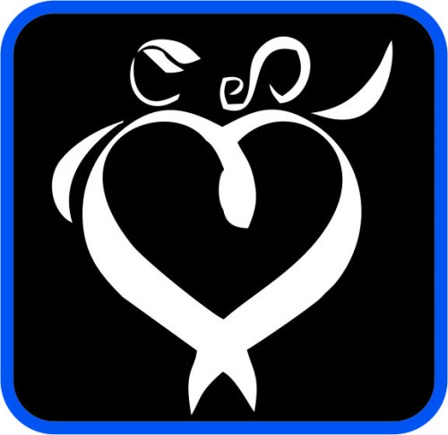 Χορευτές σε μια καρδιά image