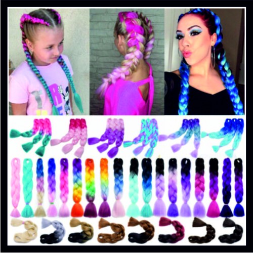 Χρωματιστές πλεξούδες  image